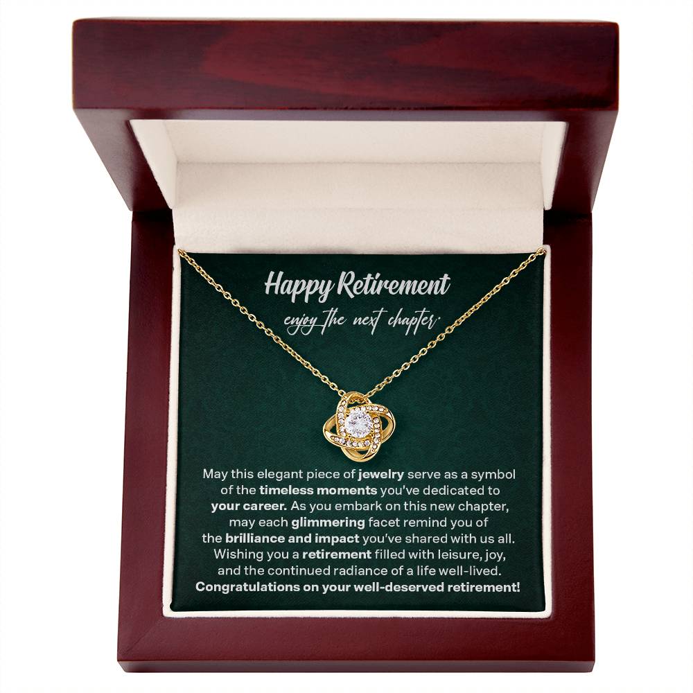 Happy Retirement - Elegant Jewelry Gift To Celebrate A Life Of Dedication And Joy
