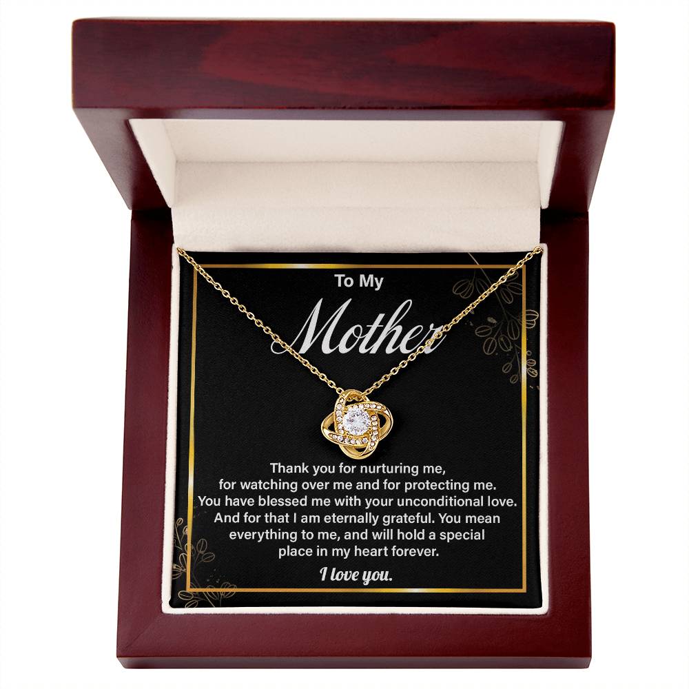 Mom Necklace Gift from Daughter – Gift Box Message
