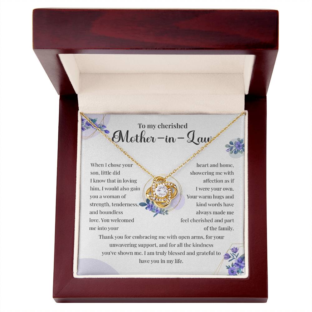 Necklace for Mother-in-law From Bride Wedding Day Gift
