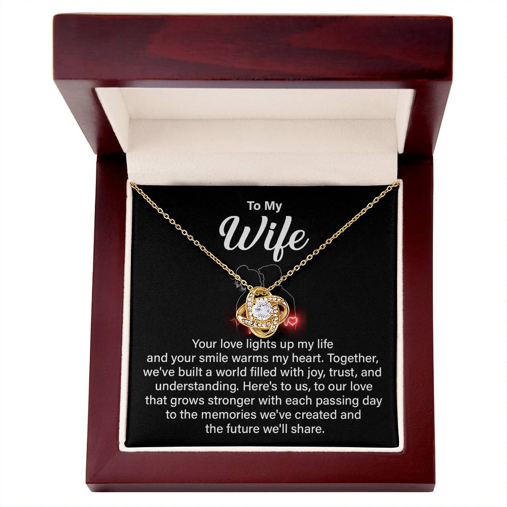 Wife Necklace Gift for Anniversary with Gift Box
