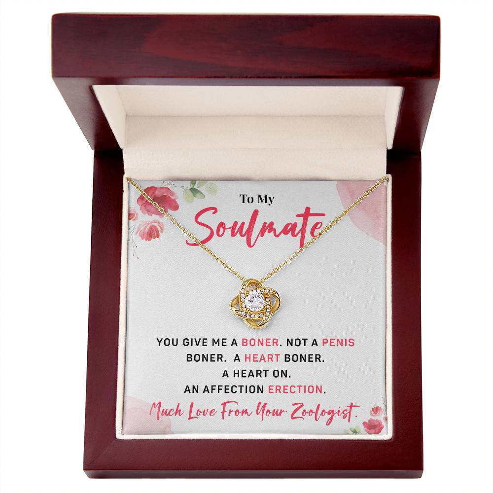 Funny Zoologist Necklace Gift for Soulmate