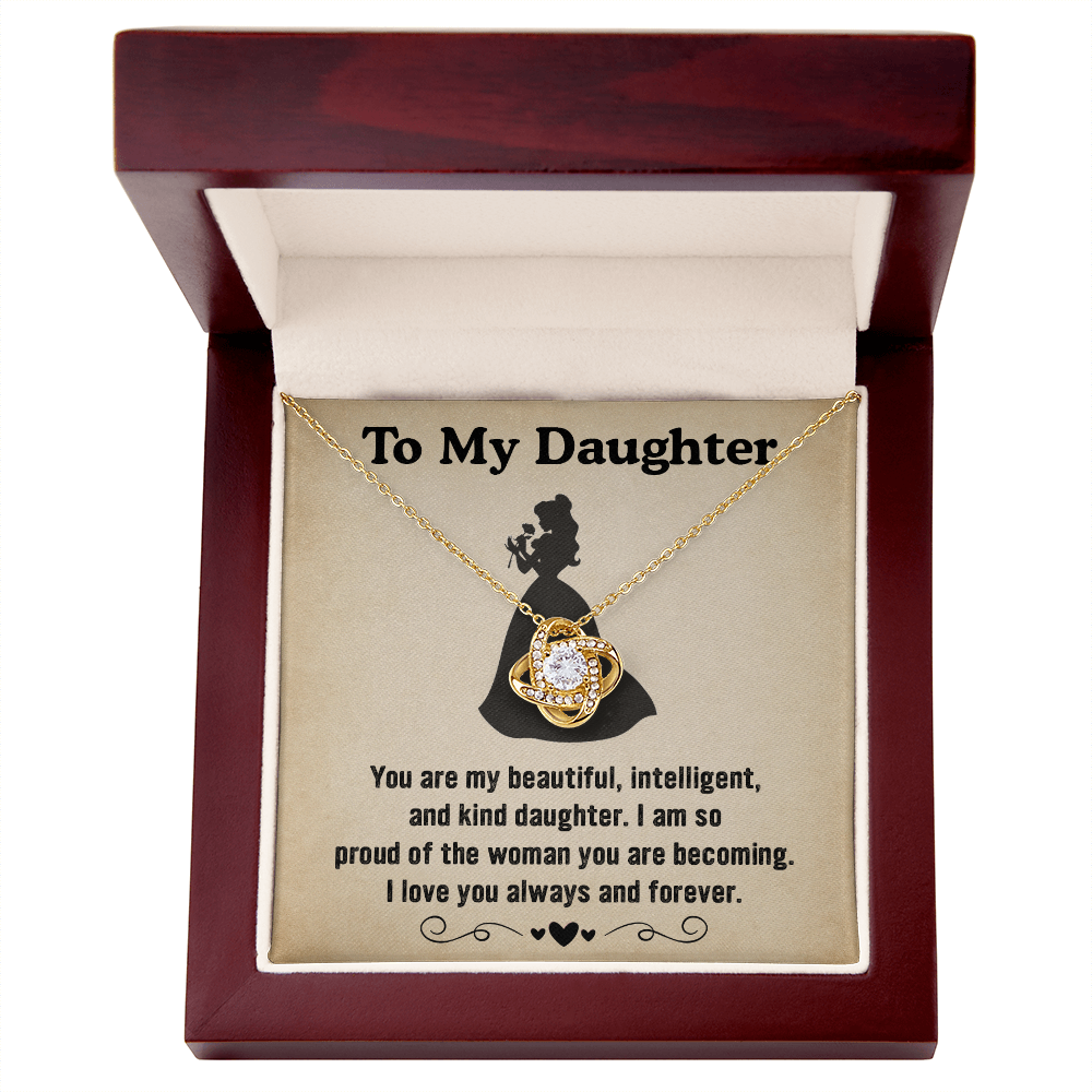 To My Daughter Necklace Proud of the Woman You Are