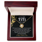 Mother’s Day Necklace Gift for Titi with Card