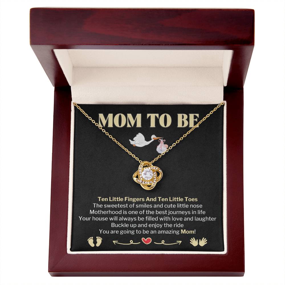 Mom To Be Necklace Gift With Pregnancy Announcement Jewelry