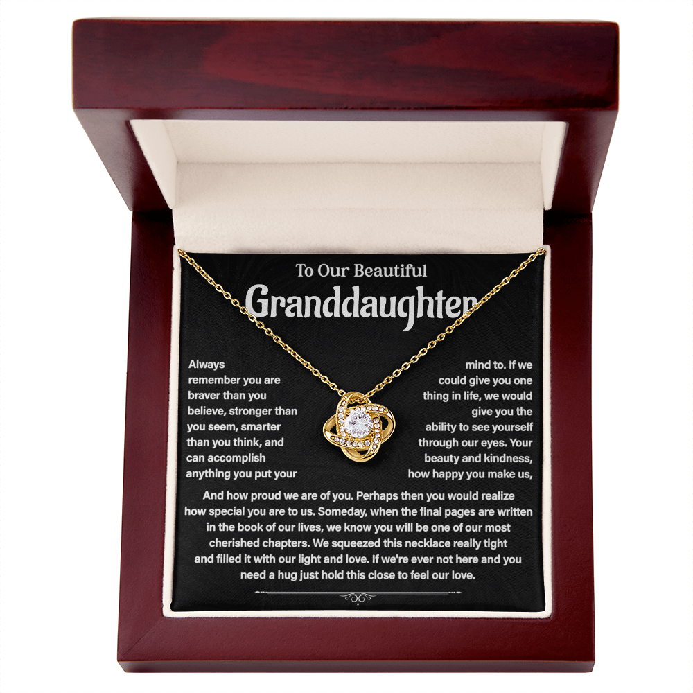 To my beautiful Granddaughter