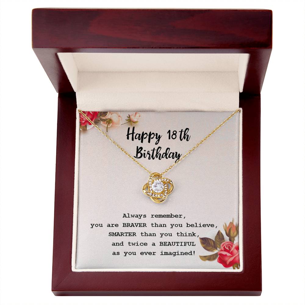 18th Birthday Gift for Her – Inspirational Necklace