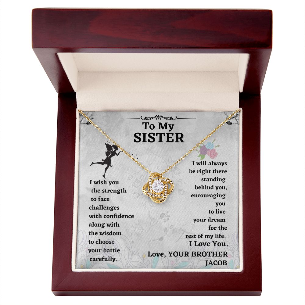 To My Sister I Love You Love Your Brother Jacob Customer Order for Etsy