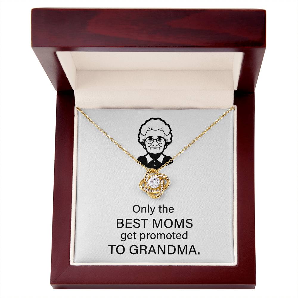 To The Best Moms Who Become Grandmas Grandma Necklace Gift Best Mom To Grandma Gift Jewelry Gift For Grandma Sentimental Jewelry For Grandmother Emotional Keepsake For Grandma Family Connection Necklace Sentimental Keepsake For Grandma