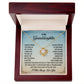 To My Granddaughter Jewelry, Love Knot Necklace For Granddaughter From Grandpa & Grandma, I Will Always Love You.