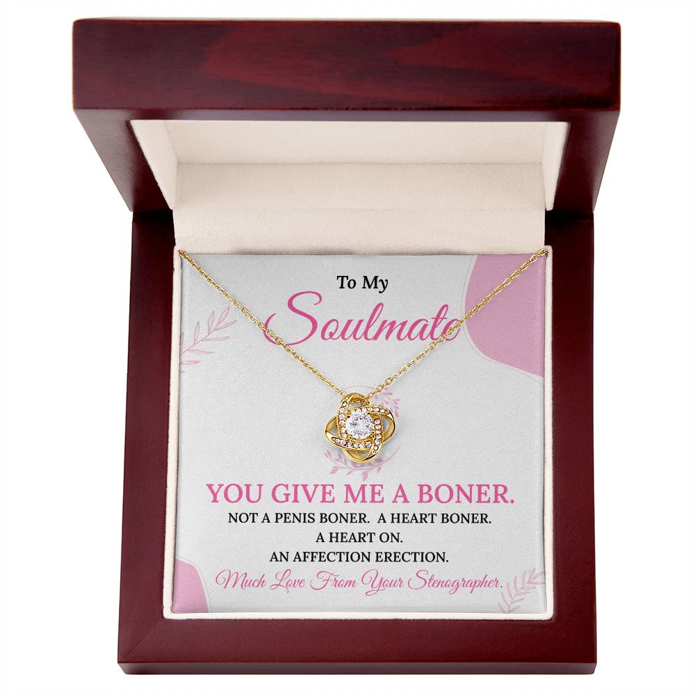 Funny Necklace Gift from Stenographer to Love
