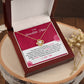 Mother Necklace Gift with Heartfelt Card