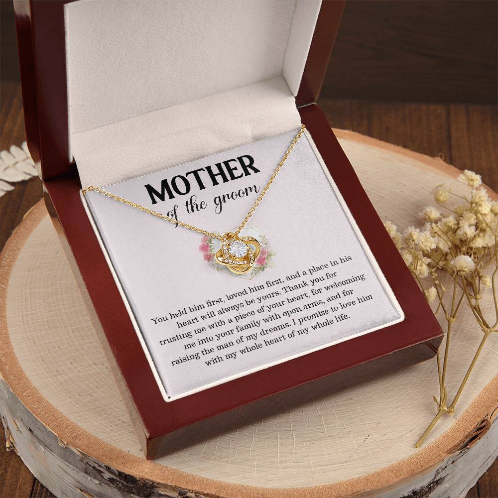 To The Mother Of The Groom Mother Of The Groom Necklace Gift Sentimental Jewelry For Mother Of The Groom Emotional Keepsake For Mother Jewelry Gift For Groom's Mom Special Gift For Groom's Mom Meaningful Gift For Groom's Mother