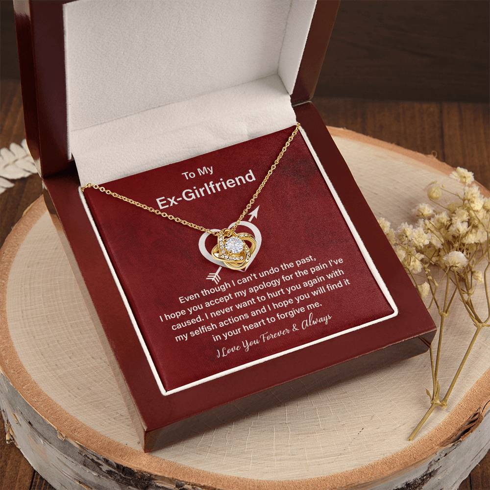 Apology Necklace Gift for Ex-Girlfriend with Gift Box