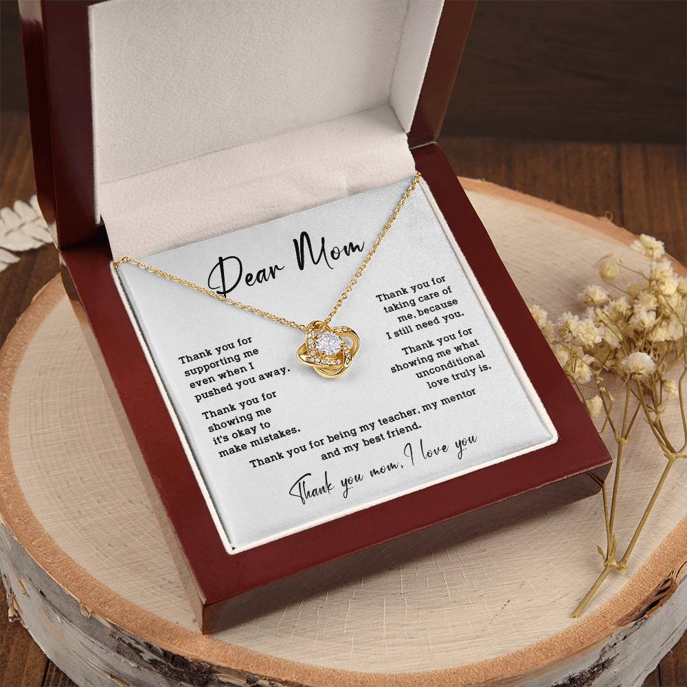 Dear Mom Dear Mom Necklace Gift Heartfelt Gift For Mom Bond With Mom Necklace Forever Loved Mom Necklace Thoughtful Gift For Mom Unique Gift For Mother-child Bond Meaningful Gift For Mom Special Occasion Gift For Mom Unique Family Bond Necklace