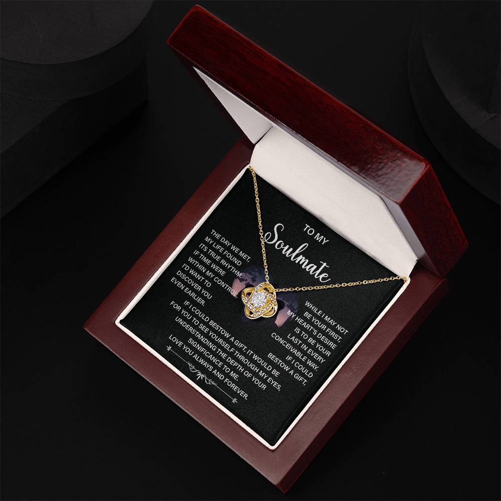 Soulmate Necklace Gift – Love You Always & Forever