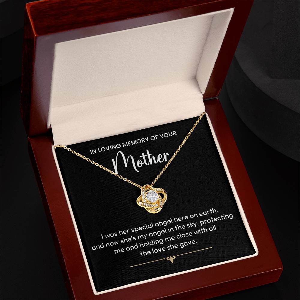 In Loving Memory Necklace For Mother – Heartfelt Memorial Jewelry Gift