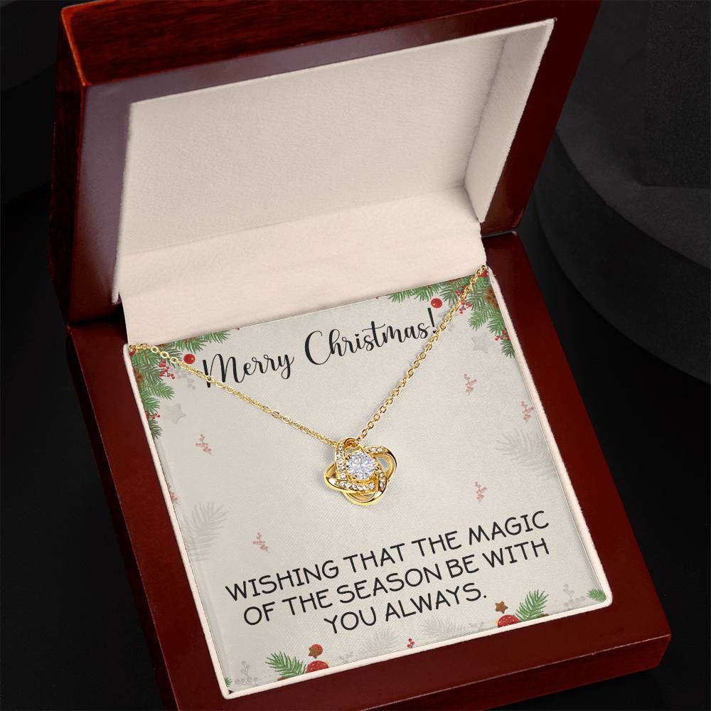 Merry Christmas Wishing That The Magic Of The Season Be With You Always.