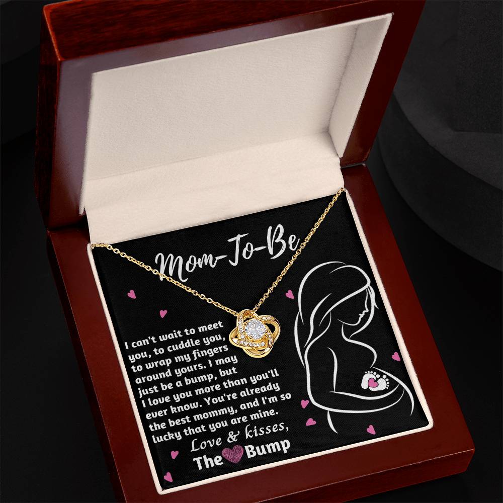 Mom To Be Necklace For Pregnant Women, Mommy Present From Unborn Baby, Gift For Expecting Moms, Pregnancy Jewelry Necklace With Wonderful Message Card And Box.