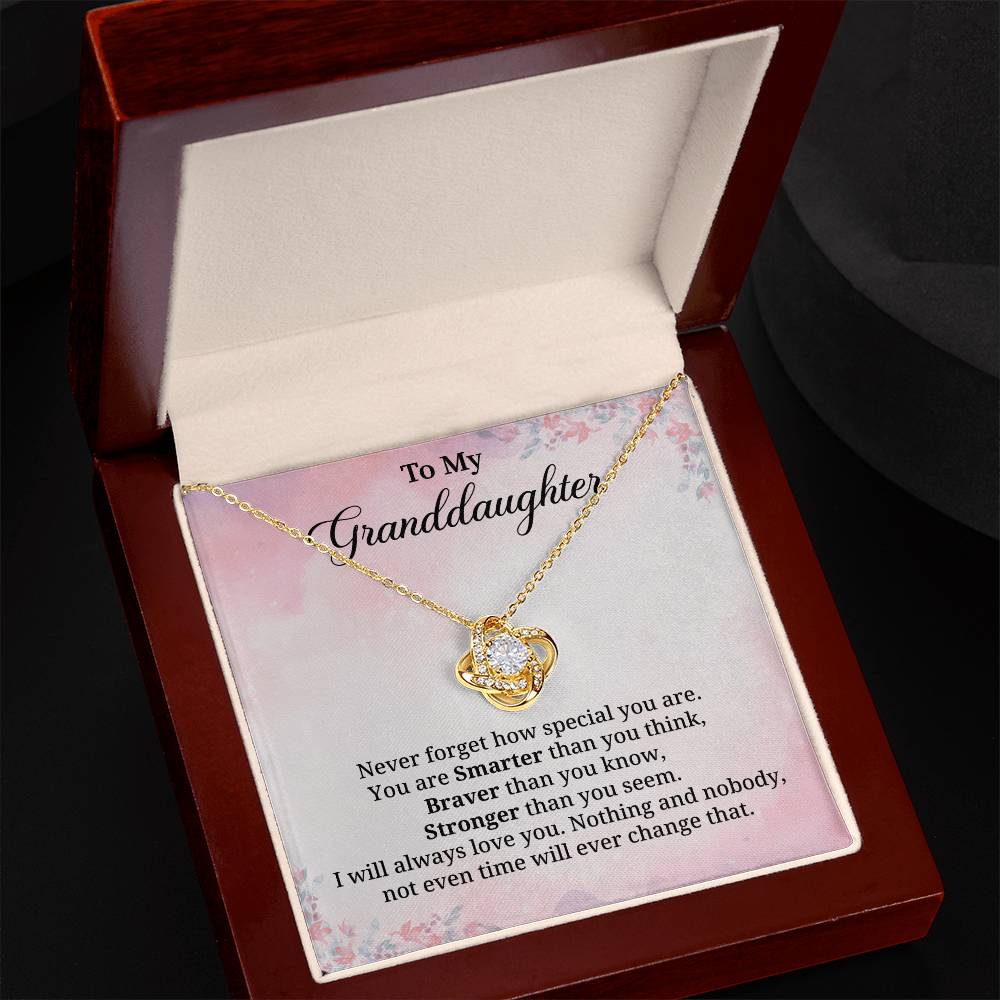 Granddaughter Necklace Gift With Empowering Message