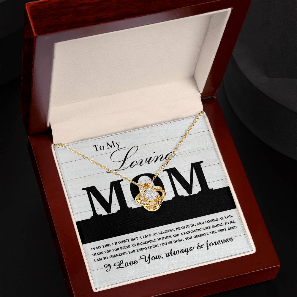 Mom Necklace Gift with Message Card – Love That Protects Always