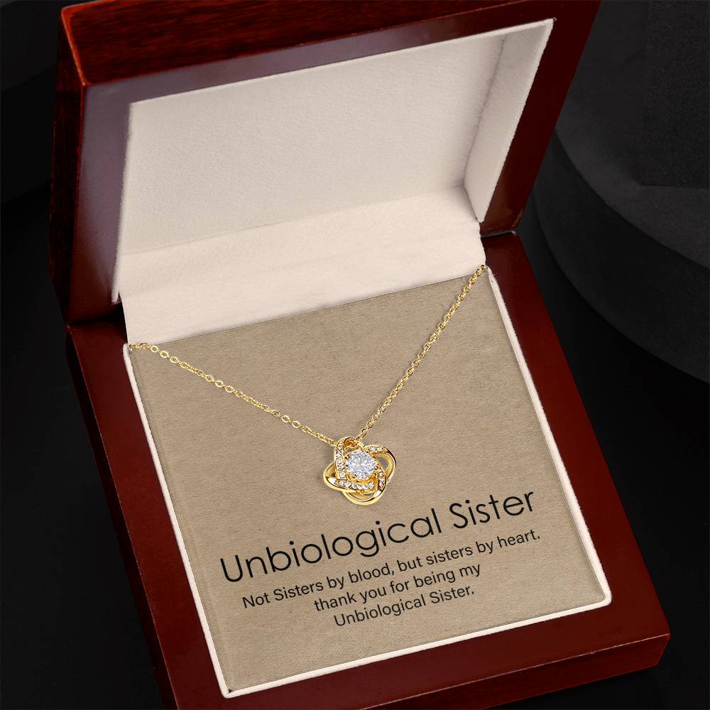 Unbiolofical Sister Necklace Gift for Sister Pendant Necklace With Sentimental  Message.