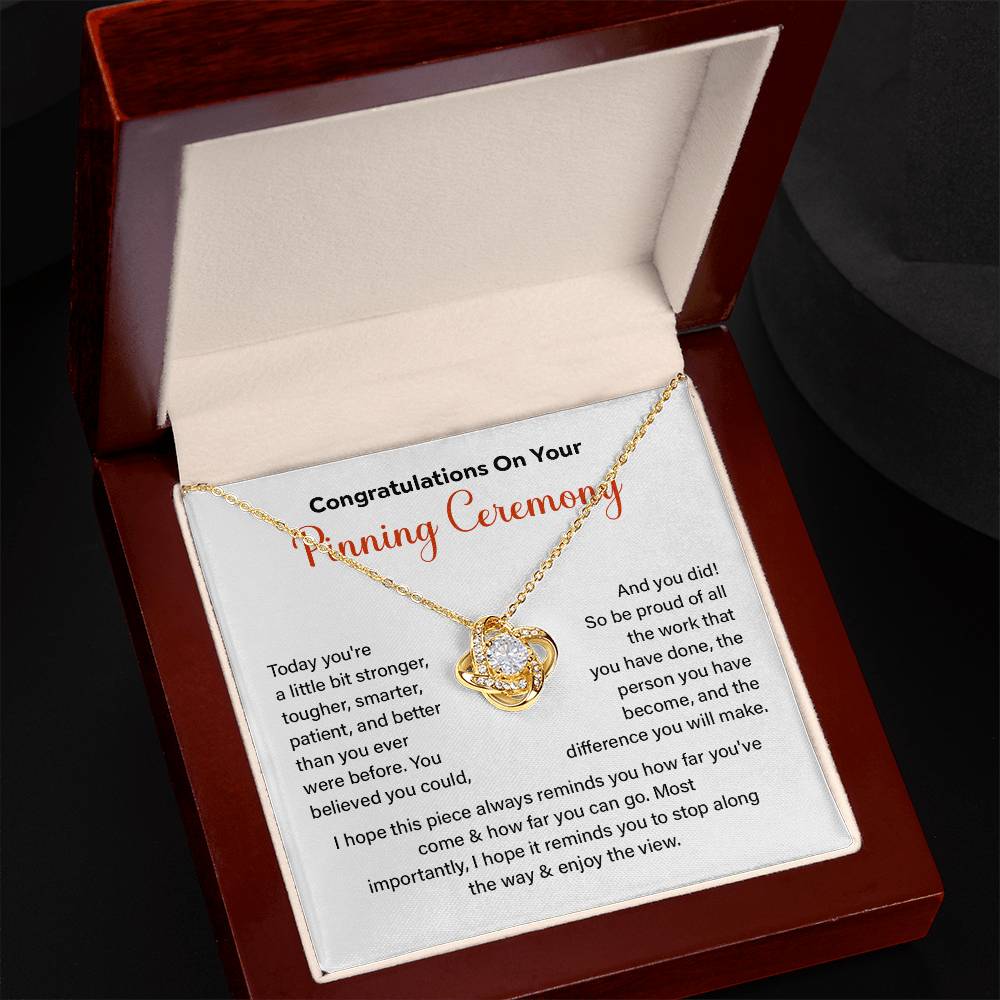 Congratulations On Your Pinning Ceremony Strength And Determination Jewelry Enjoy The View Necklace Best Wishes Necklace Path To Success Necklace Personal Growth Jewelry Motivational Jewelry For New Beginnings Meaningful Gift For Graduates