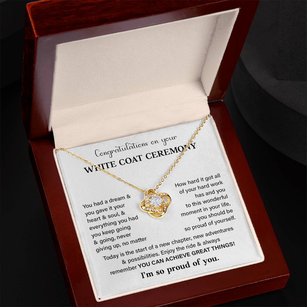 Congratulations On Your White Coat Ceremony White Coat Ceremony Congratulations Necklace New Beginnings Jewelry Meaningful Gift Supportive Gift Emotional Connection Necklace Motivational Jewelry You Are Amazing Necklace