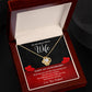 1st Anniversary Necklace for Wife Romantic Gift with Message Card