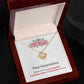 Four Generations Necklace Gift for Grandma and Family