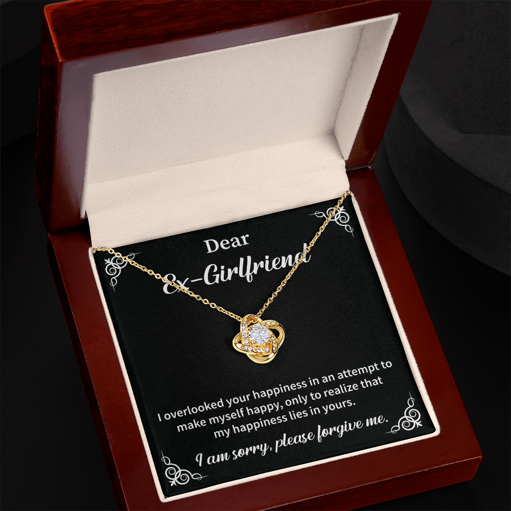 Apology Necklace Gift for Ex-Girlfriend – with Heartfelt Note