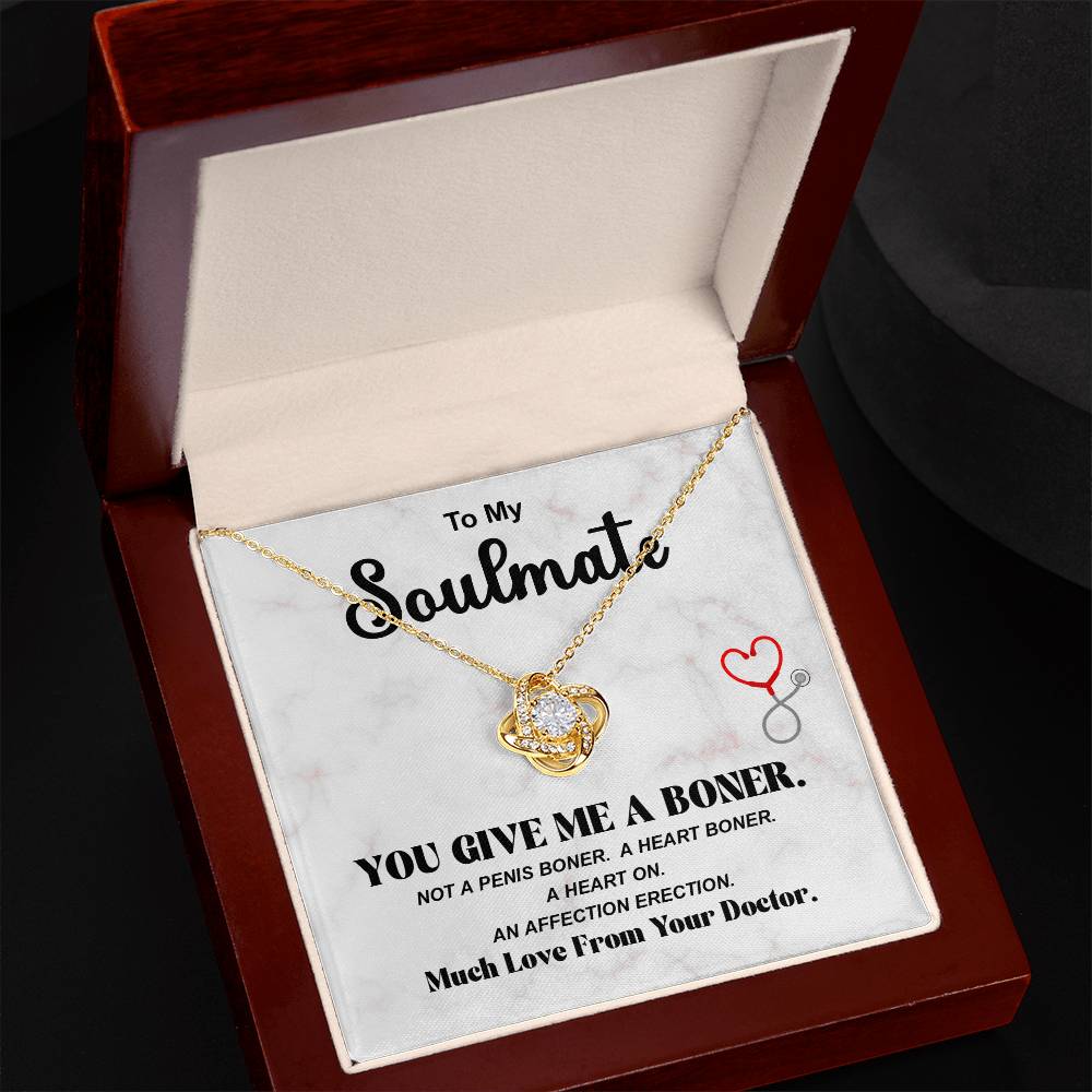 Doctor to Soulmate Necklace Gift with Message Card