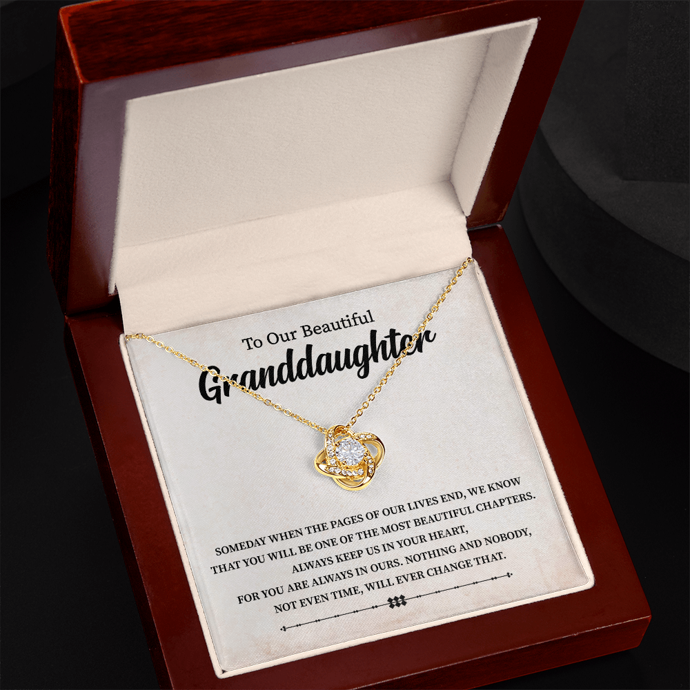 To Our Beautiful Granddaughter necklace
