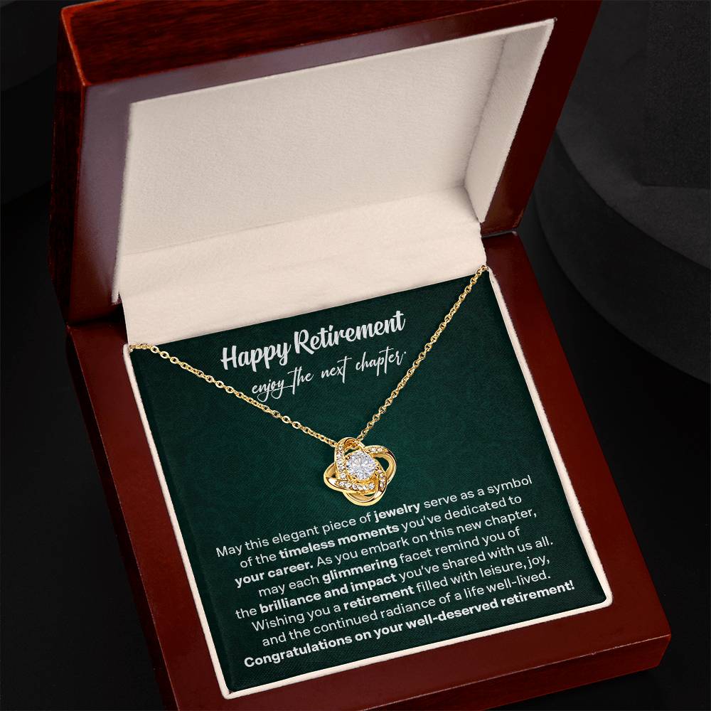 Happy Retirement - Elegant Jewelry Gift To Celebrate A Life Of Dedication And Joy