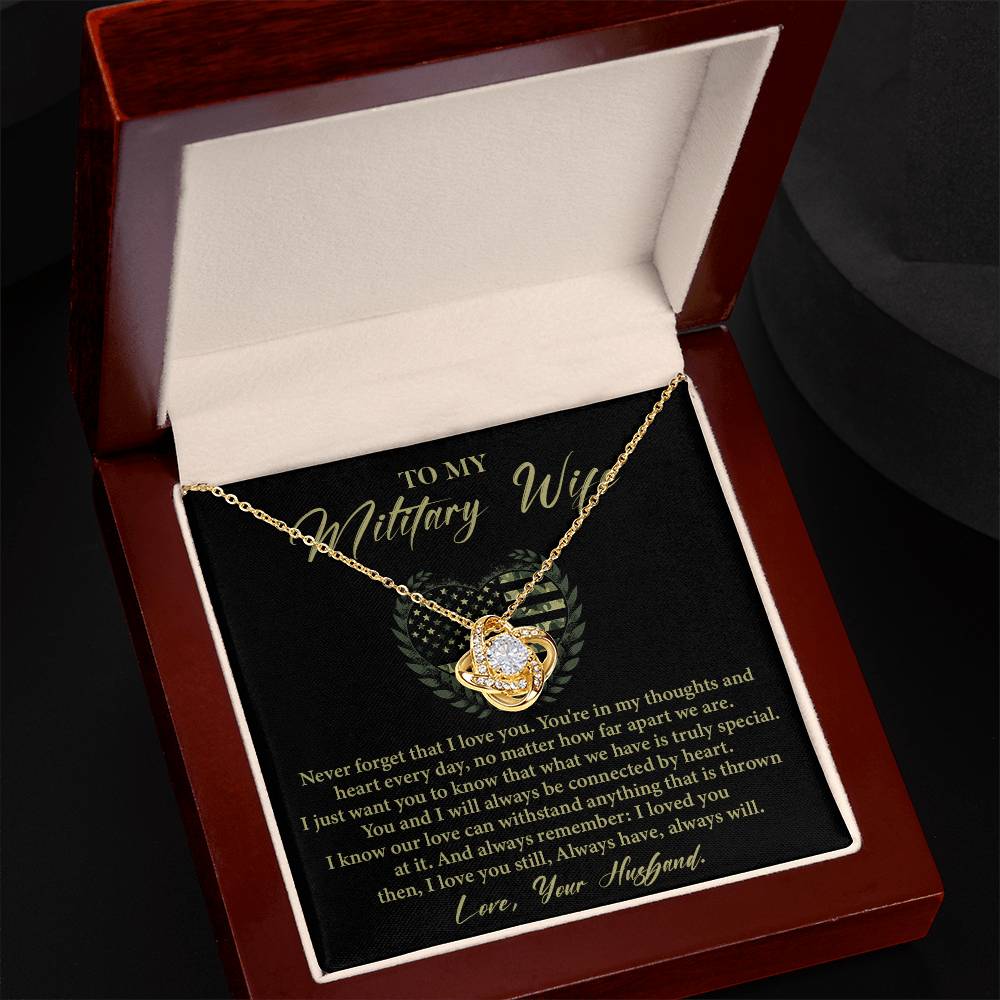Military Wife Gift from Husband – With Message Card