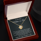 Elegant Mother-in-Law Necklace with Message Card