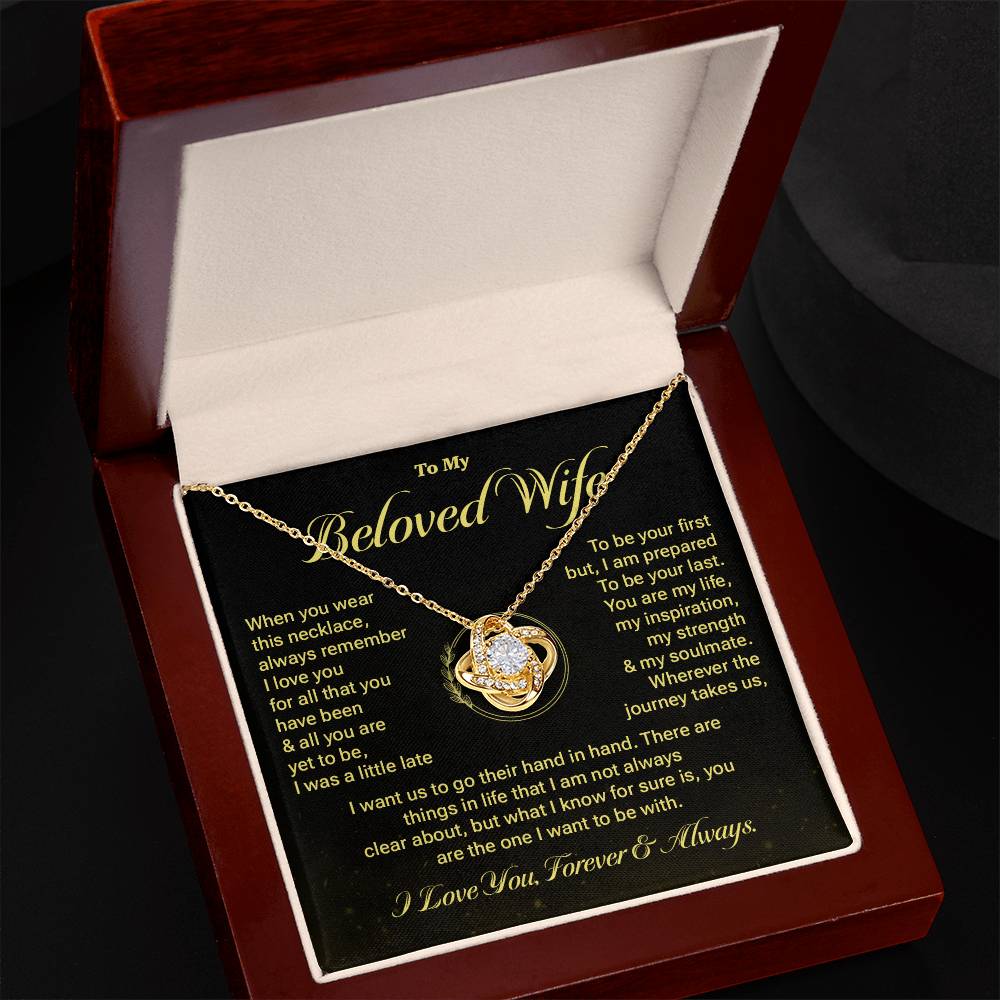 Romantic Gift for Beloved Wife with Message Card