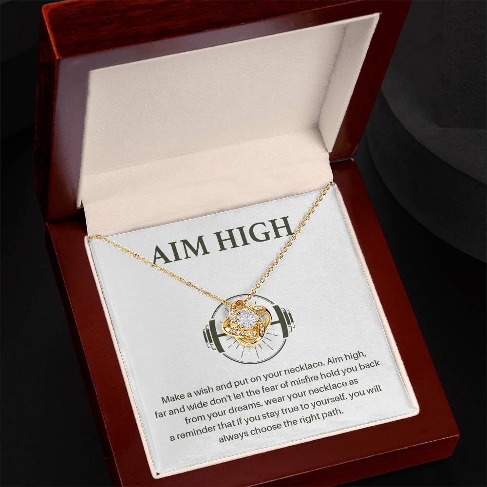 Aim High Necklace: A Daily Reminder To Pursue Your Dreams With Confidence And Courage