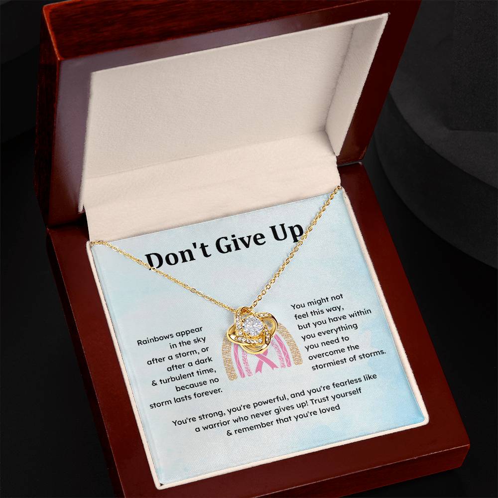 Don't Give Up Strength In Adversity Jewelry Don't Give Up Necklace Gift From Your Husband Meaningful Gift Supportive Gift Motivational Jewelry Never Give Up Necklace Breast Cancer Necklace For Soulmate Personal Growth Jewelry