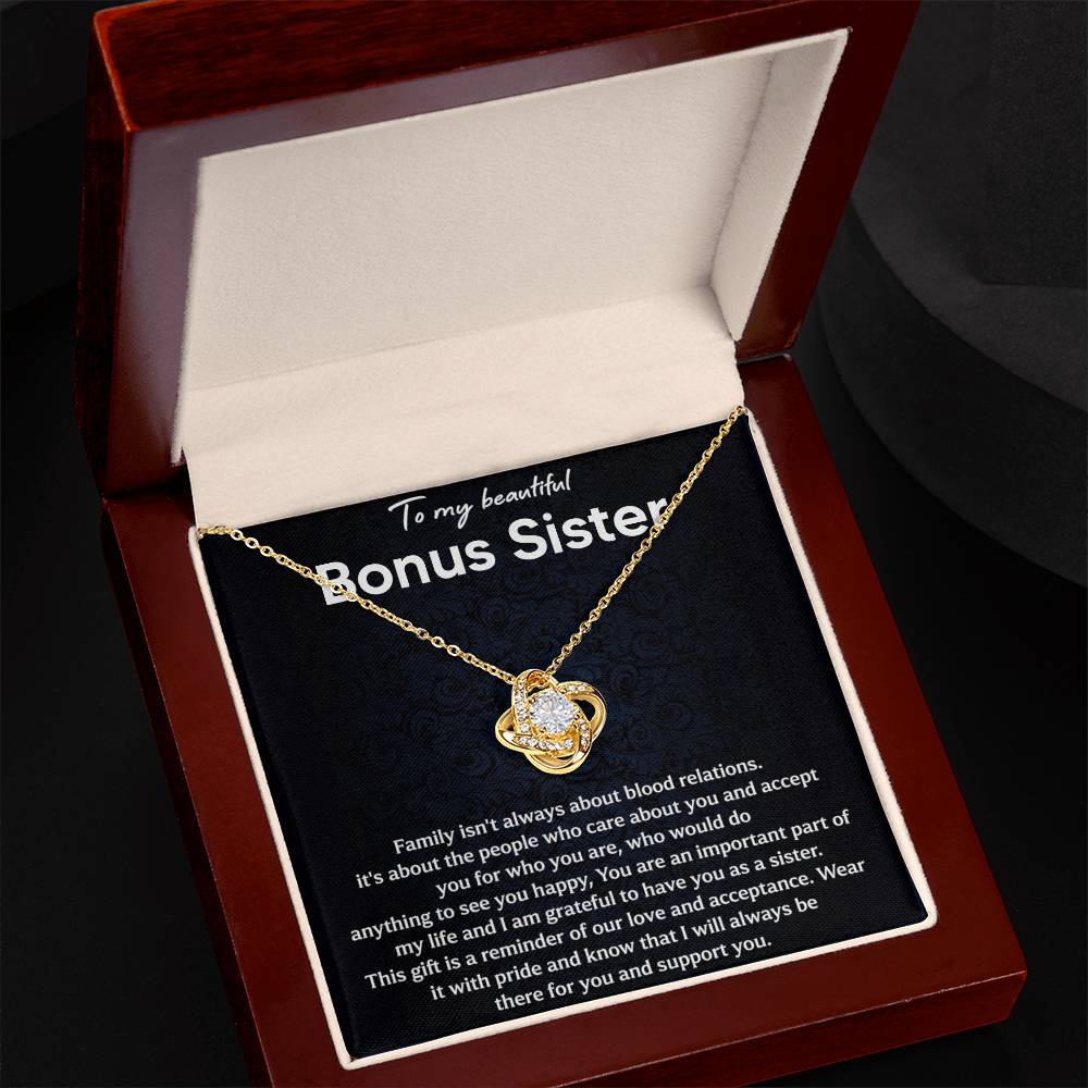 Bonus Sister Necklace Gift Special Sister Appreciation Jewelry