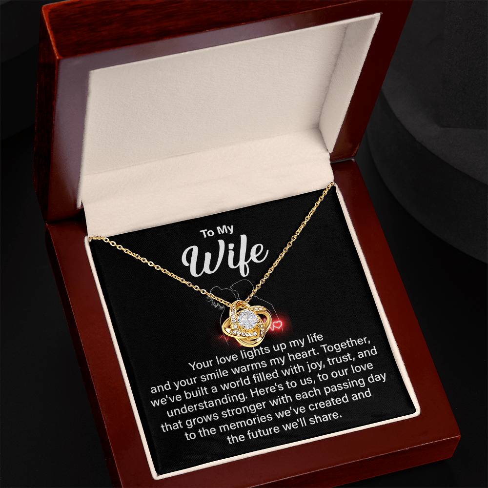 Wife Necklace Gift for Anniversary with Gift Box