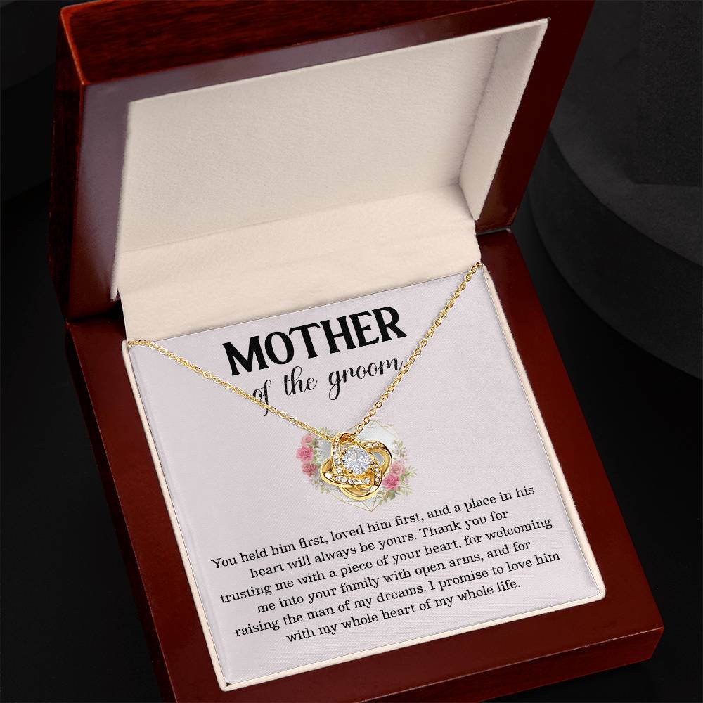 To The Mother Of The Groom Mother Of The Groom Necklace Gift Sentimental Jewelry For Mother Of The Groom Emotional Keepsake For Mother Jewelry Gift For Groom's Mom Special Gift For Groom's Mom Meaningful Gift For Groom's Mother