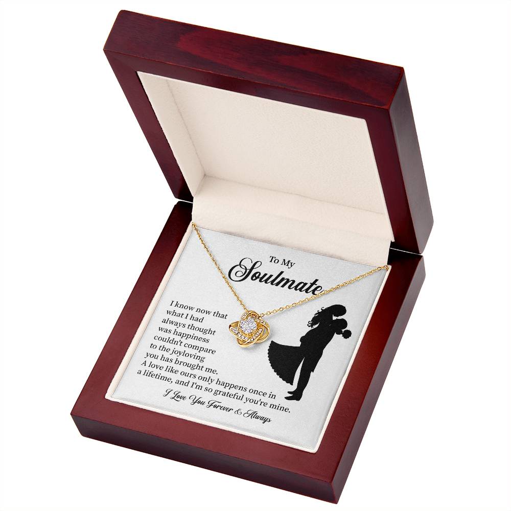Soulmate Necklace – Gift for Wife or Girlfriend with Romantic Message