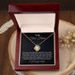 Twin Flame Necklace Gift for Soulmate With Message Card