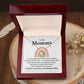 To My Mommy, Necklace Gift For Mom With Message Card