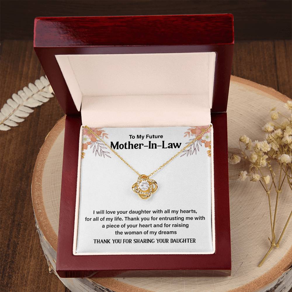 Future Mother-In-Law Necklace from Groom Gift Box