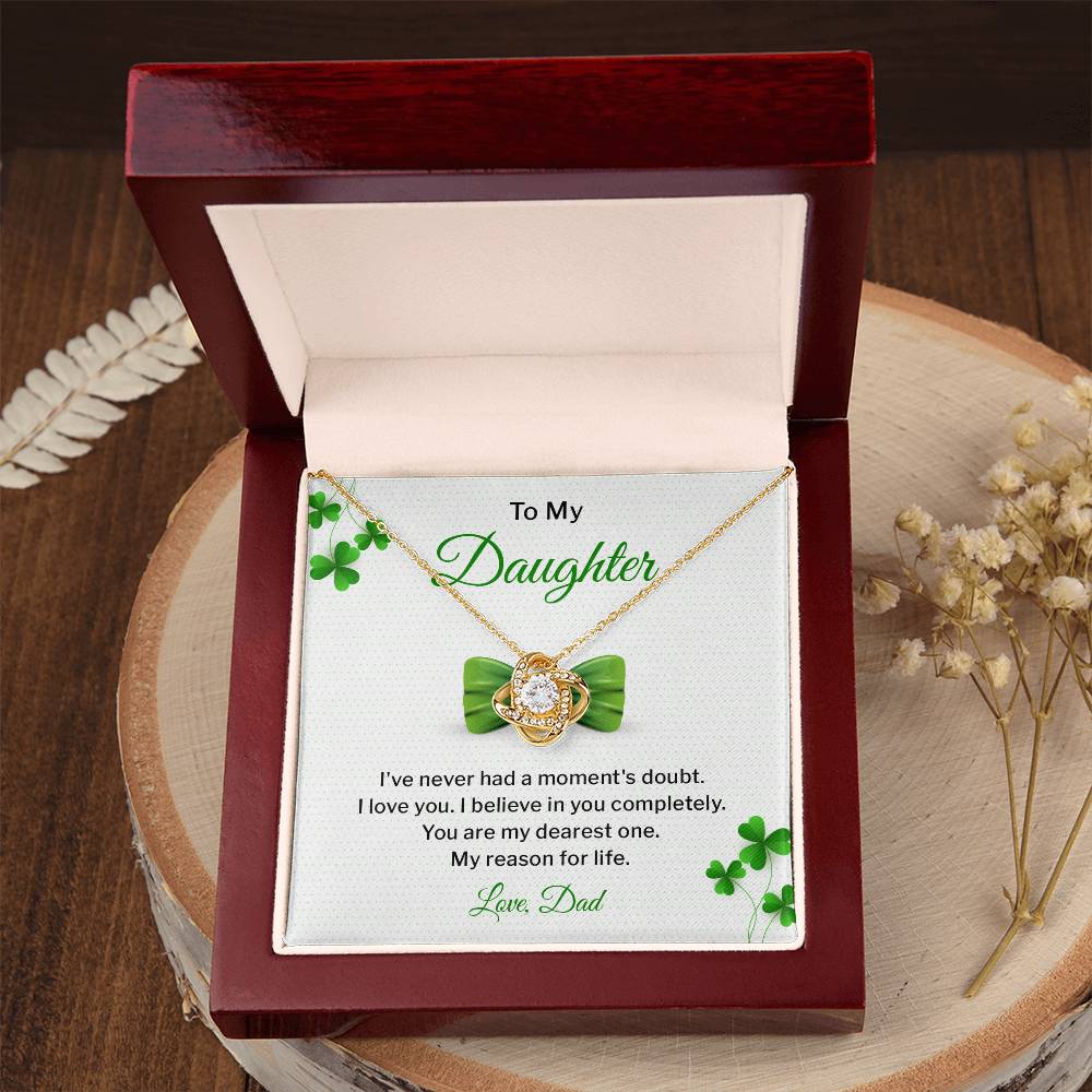 Daughter Gift from Dad – Green Gift Box & Card