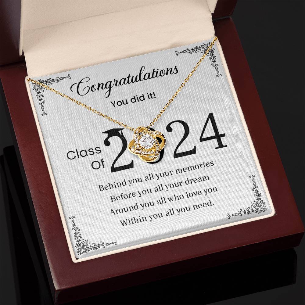 Congratulations Class Of 2024 Necklace Necklace For Bright Memories Celebrate Your Potential Necklace Necklace For Your Unique Gift For Class Of 2024 Celebration Proud Graduate Necklace Necklace For Future Dreams Class Of 2024 Graduation Necklace