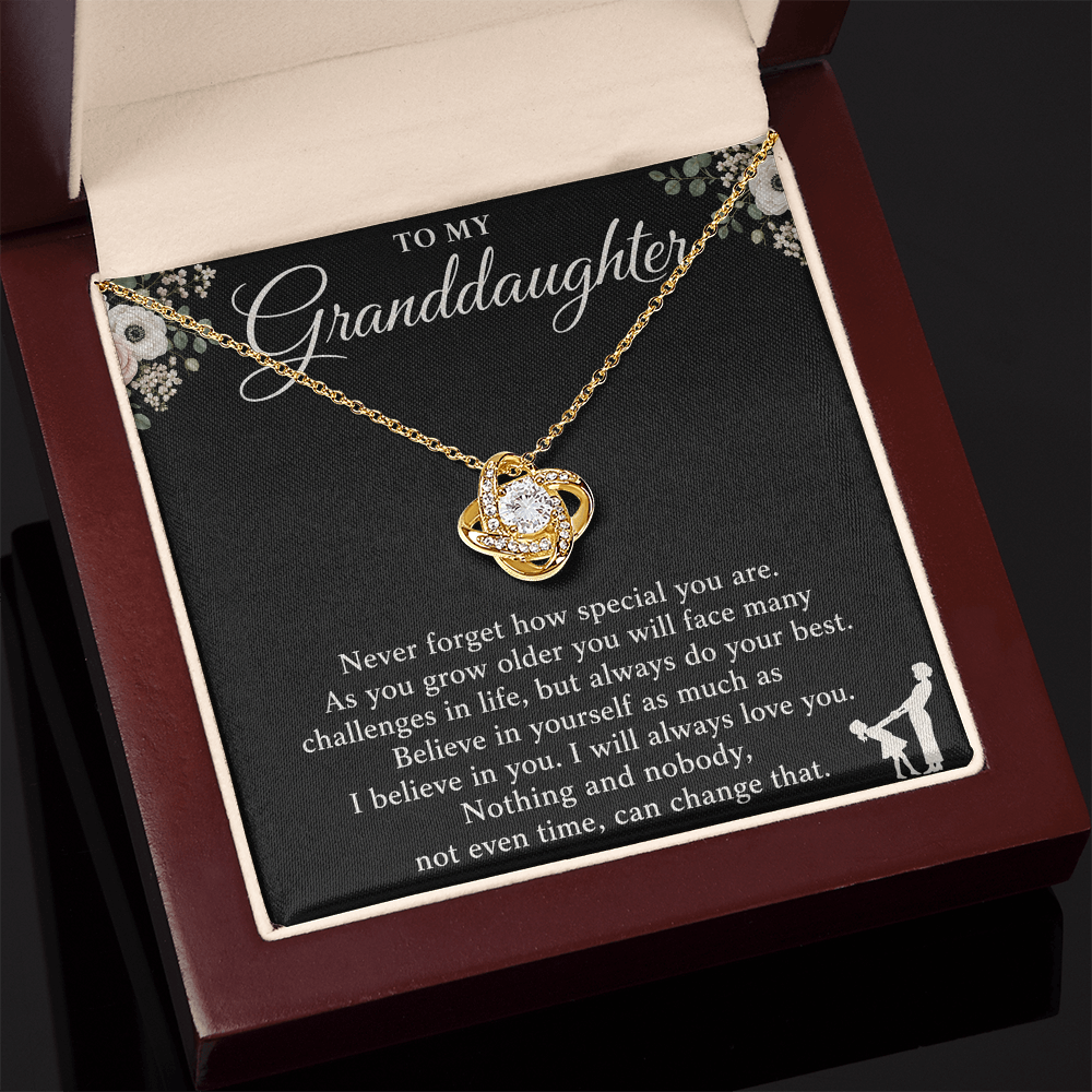 To my granddaughter