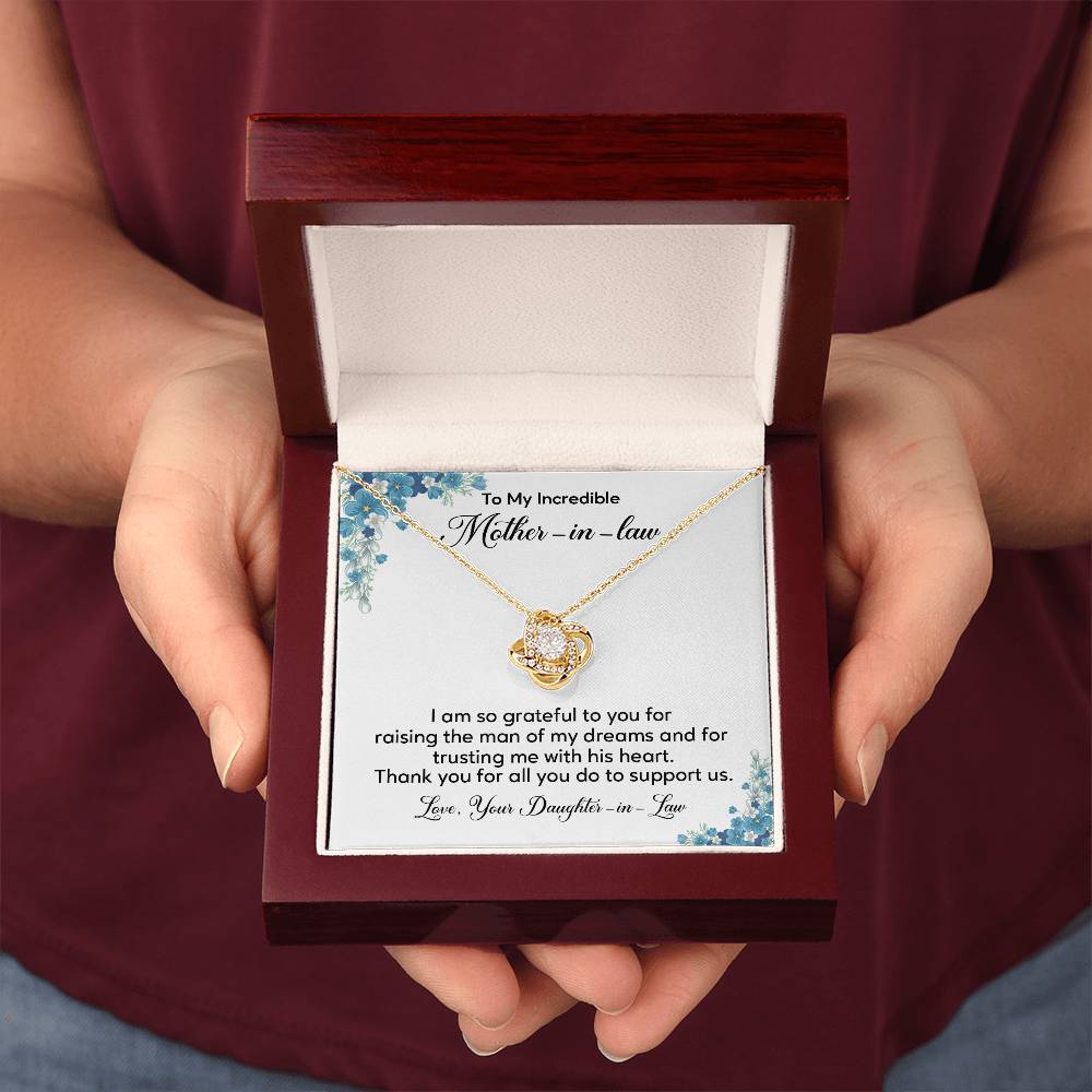 Mother-in-Law Necklace from Bride – Thank You Gift Box