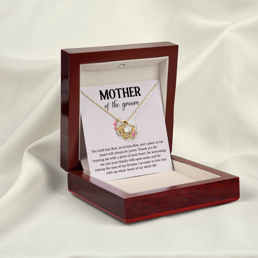 To The Mother Of The Groom Mother Of The Groom Necklace Gift Sentimental Jewelry For Mother Of The Groom Emotional Keepsake For Mother Jewelry Gift For Groom's Mom Special Gift For Groom's Mom Meaningful Gift For Groom's Mother